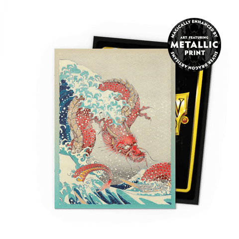 Dragon Shield Matte Dual Standard Sleeves: Great Wave Anniversary Special Edition 100 - Gathering Games