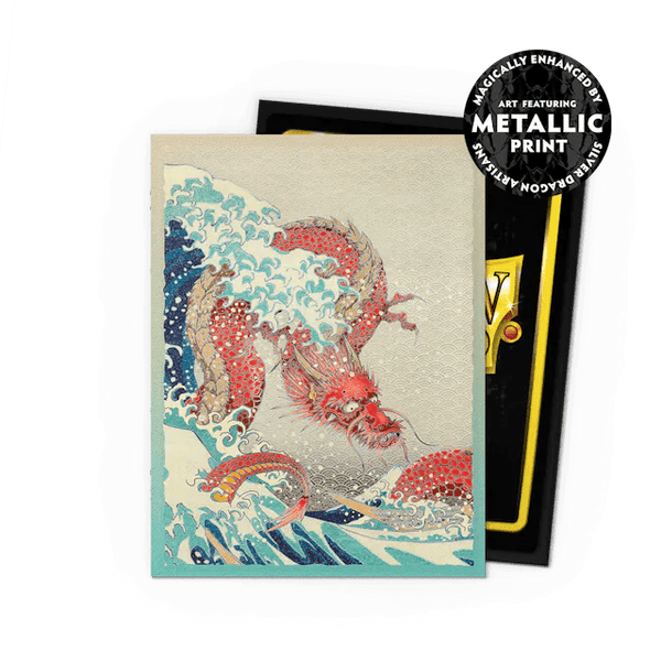 Dragon Shield Matte Dual Standard Sleeves: Great Wave Anniversary Special Edition 100 - 1