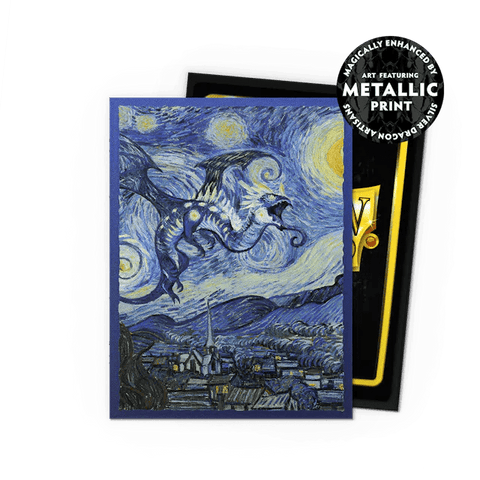 Dragon Shield Matte Dual Standard Sleeves: Starry Night Anniversary Special Edition 100 - Gathering Games