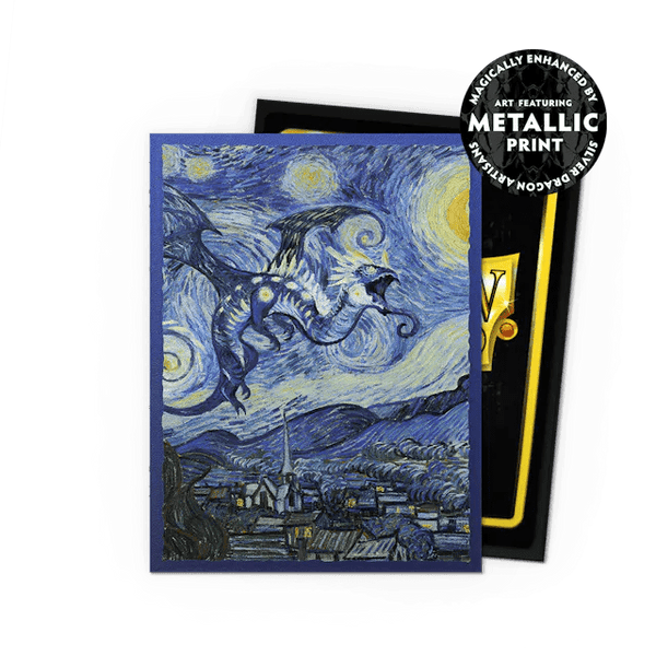 Dragon Shield Matte Dual Standard Sleeves: Starry Night Anniversary Special Edition 100 - 1