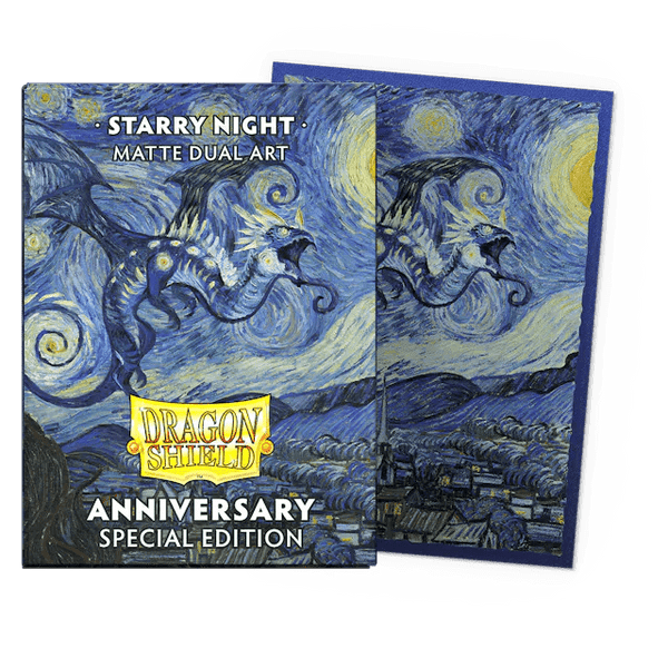 Dragon Shield Matte Dual Standard Sleeves: Starry Night Anniversary Special Edition 100 - 3