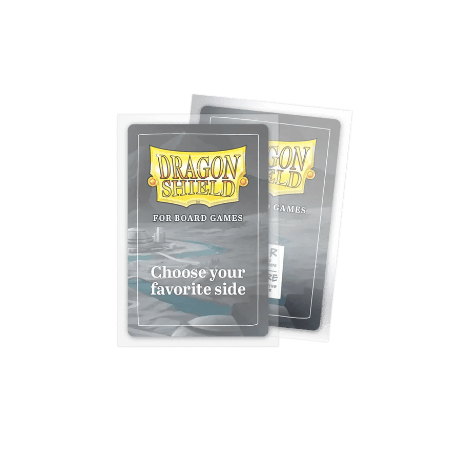 Dragon Shield: Non - Glare Clear Board Game Sleeves - European Mini - Gathering Games