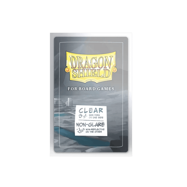 Dragon Shield: Non-Glare Clear Board Game Sleeves - European Standard - 3