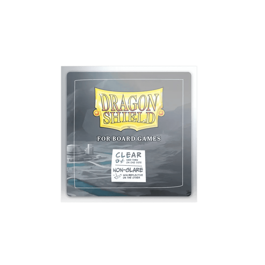 Dragon Shield: Non - Glare Clear Board Game Sleeves - Square - Gathering Games