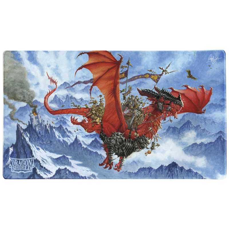 Dragon Shield: Ralph Horsley Signature Series - The Raid Playmat + Tube - Gathering Games