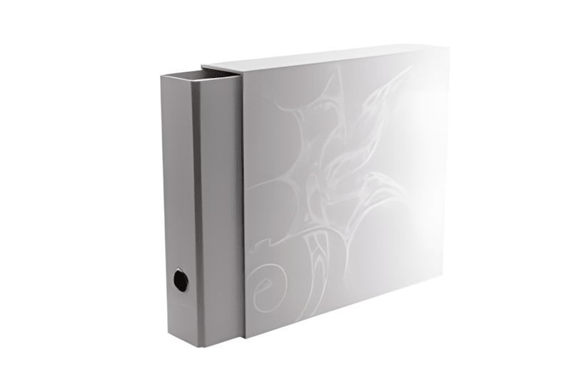 Dragon Shield: Sanctuary Slipcase Binder 4 - Ring - White - Gathering Games
