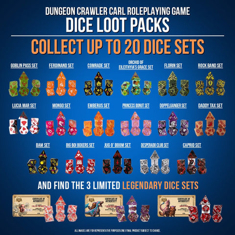 Dungeon Crawler Carl RPG: Dice Loot Pack - Gathering Games