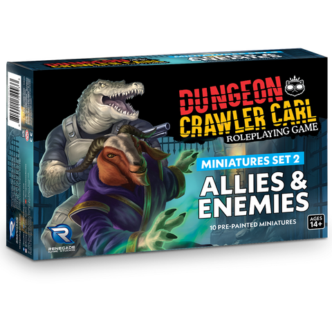 Dungeon Crawler Carl RPG: Miniatures Set 2 - Enemies & Allies - Gathering Games
