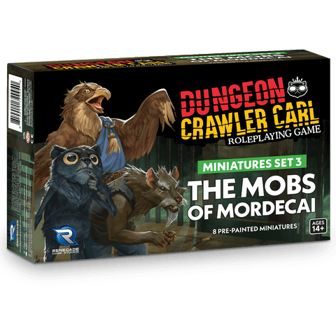 Dungeon Crawler Carl RPG: Miniatures Set 3 - Mobs of Mordecai - Gathering Games