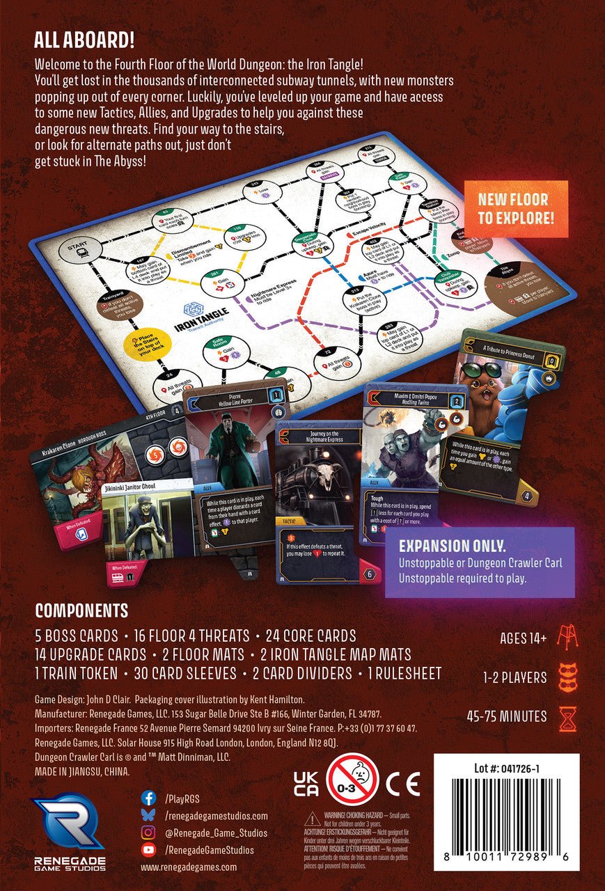 Dungeon Crawler Carl: Unstoppable - Iron Tangle Expansion - Gathering Games