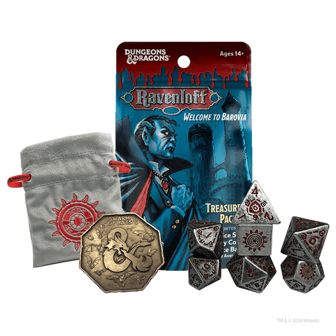 Dungeons and Dragons (D&D) Ravenloft: Castle Ravenloft Treasure Dice Pack - Gathering Games