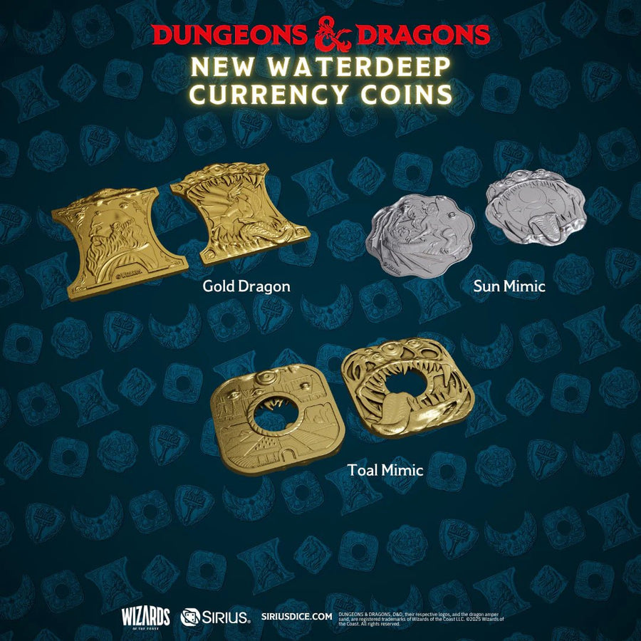 Dungeons and Dragons (D&D): Undermountain Treasure Dice Pack - Gathering Games