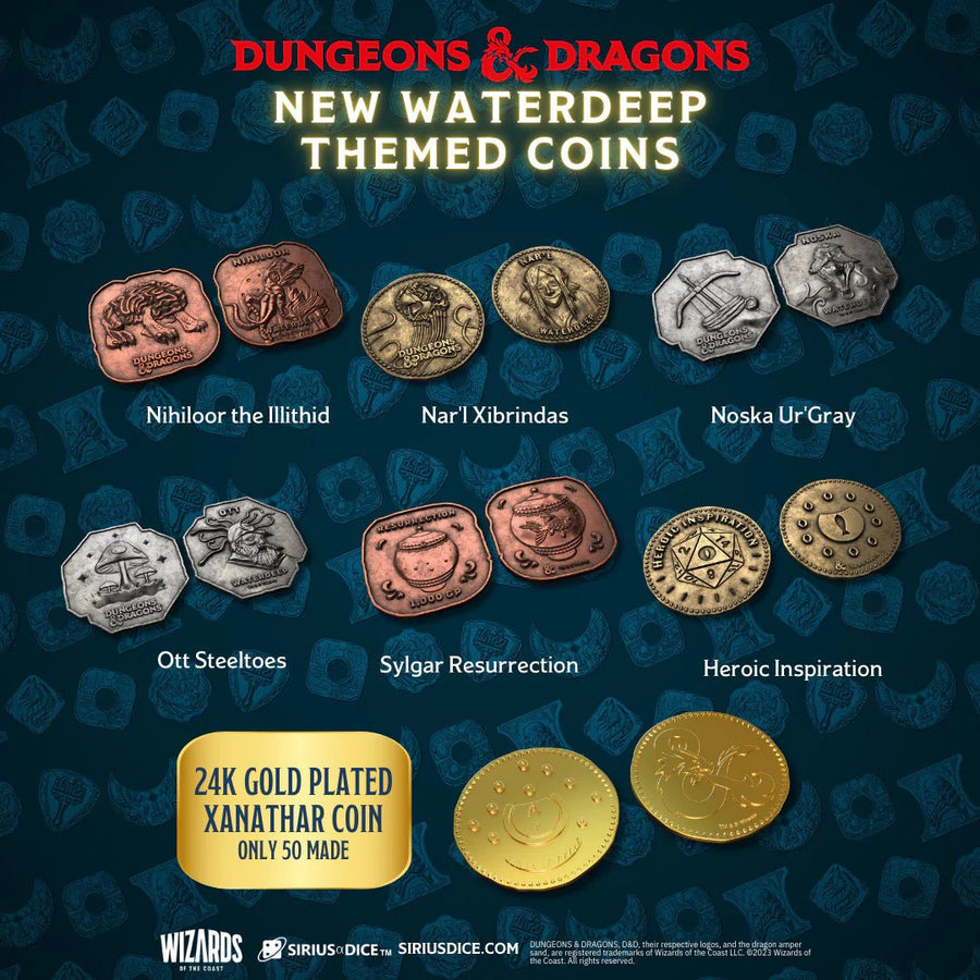Dungeons and Dragons (D&D): Xanathar's Treasures Dice Booster - Gathering Games