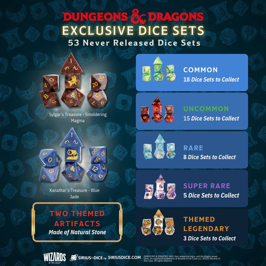 Dungeons and Dragons (D&D): Xanathar's Treasures Dice Booster - Gathering Games