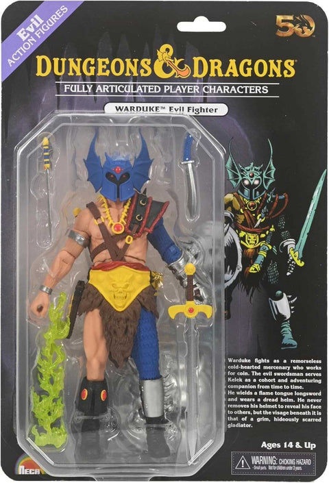 Dungeons & Dragons 7" Action Figure - Limited 50th Anniversary Edition Warduke Figure - Gathering Games