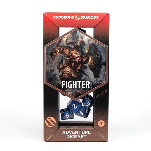 Dungeons & Dragons Adventure Dice - Fighter - Blue - 2