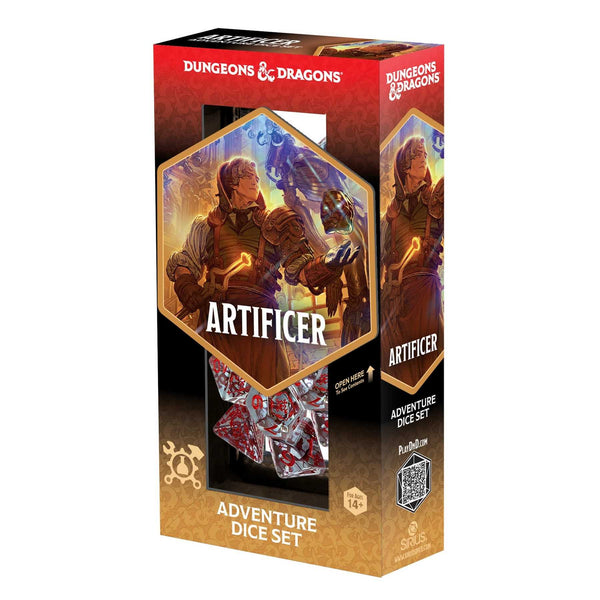Dungeons & Dragons Adventure Dice Set - Artificer (Clear) - 1