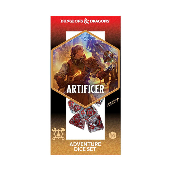 Dungeons & Dragons Adventure Dice Set - Artificer (Clear) - 3