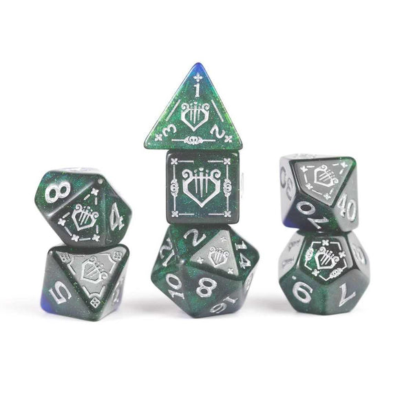 Dungeons & Dragons Adventure Dice Set - Bard - Blue - 3