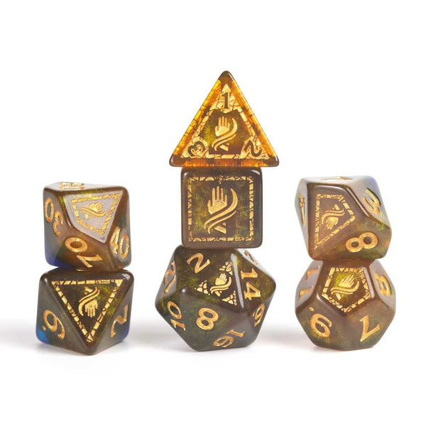 Dungeons & Dragons Adventure Dice Set - Monk: Blue - 3