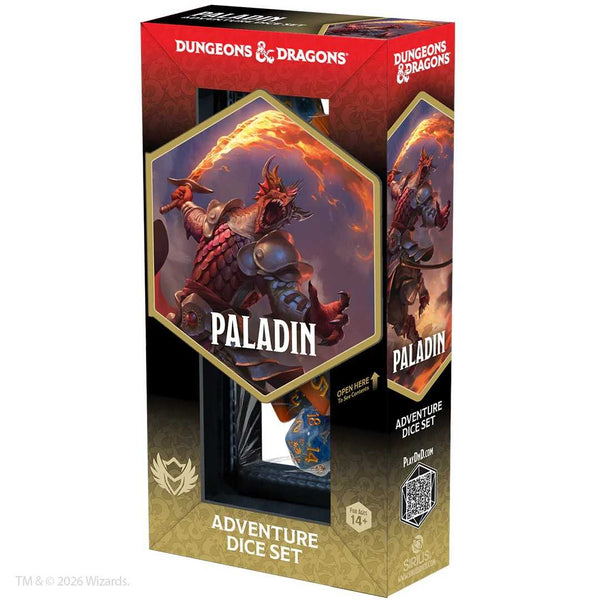 Dungeons & Dragons Adventure Dice Set - Paladin (Orange, Blue) - 1