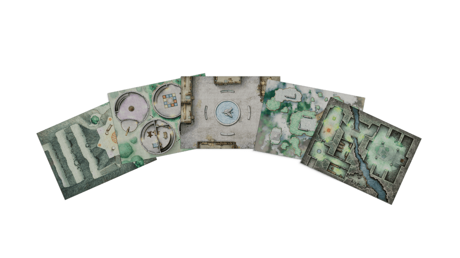 Dungeons & Dragons: Arcana Unleashed Map Pack - Gathering Games