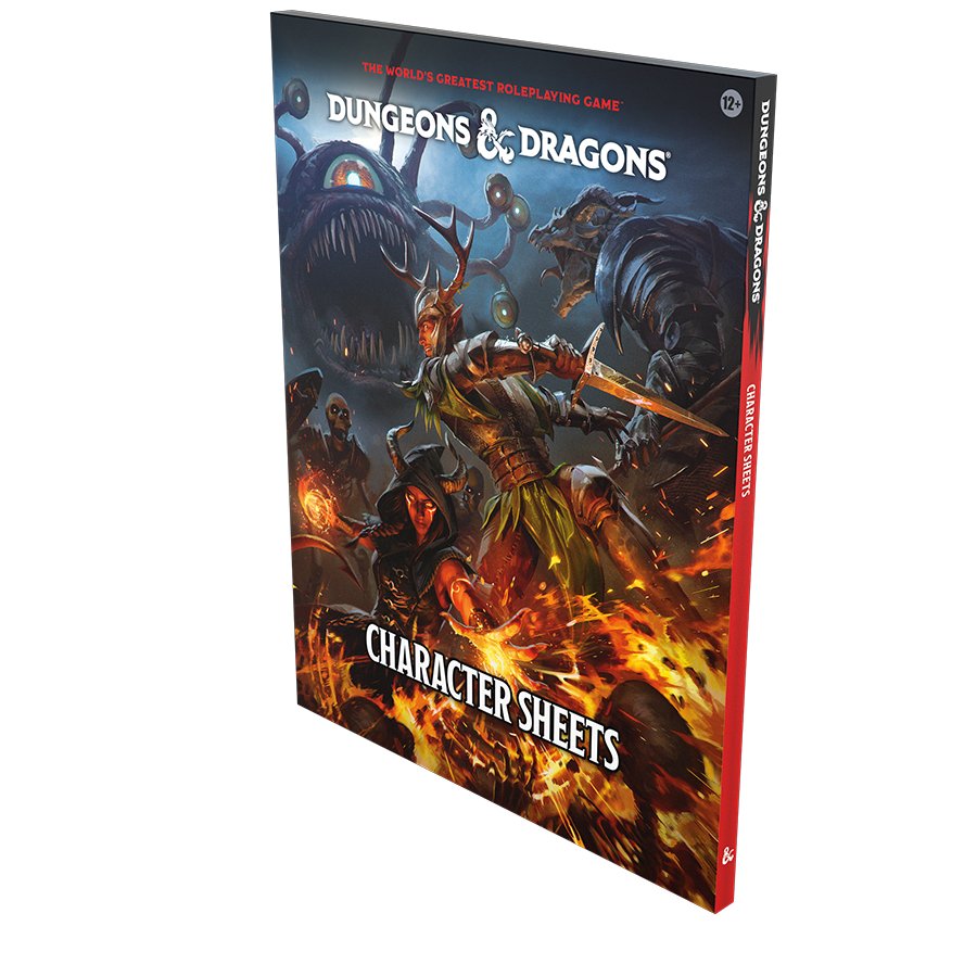 Dungeons & Dragons (D&D): Character Sheets 2024 - Gathering Games