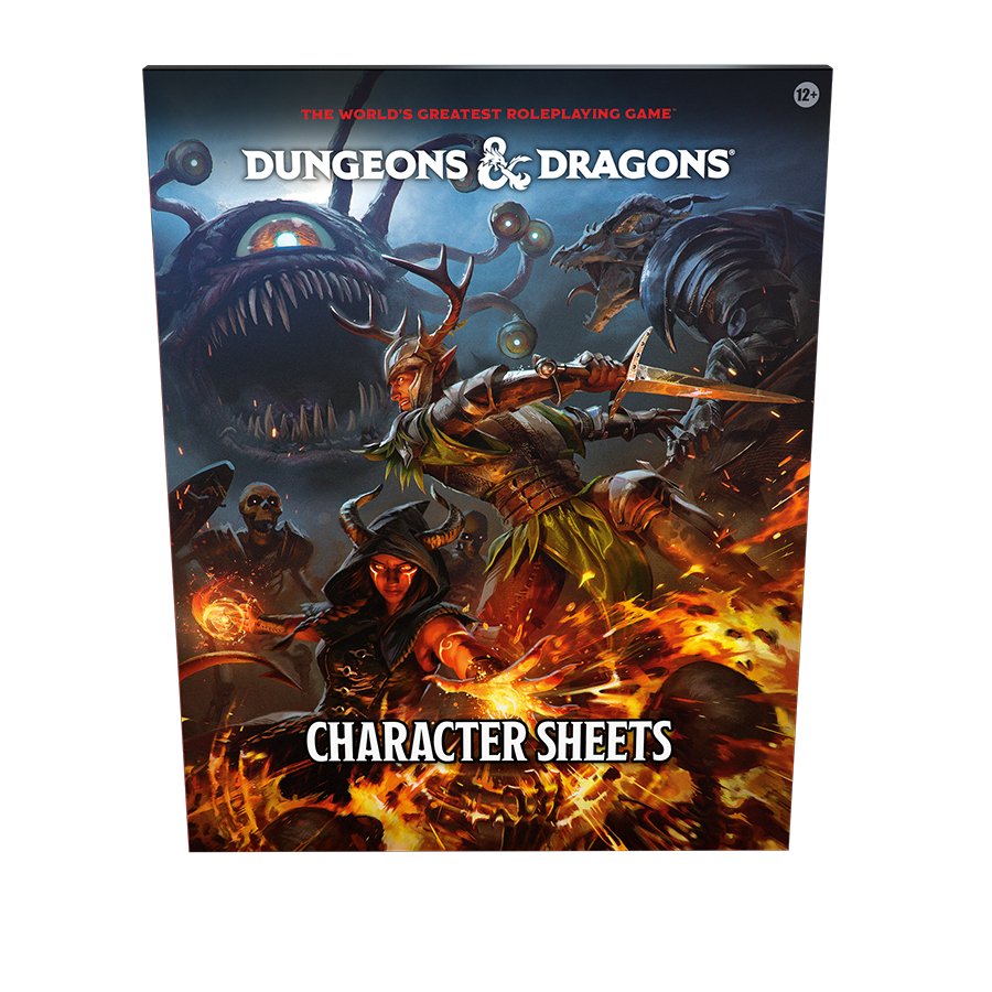 Dungeons & Dragons (D&D): Character Sheets 2024 - Gathering Games