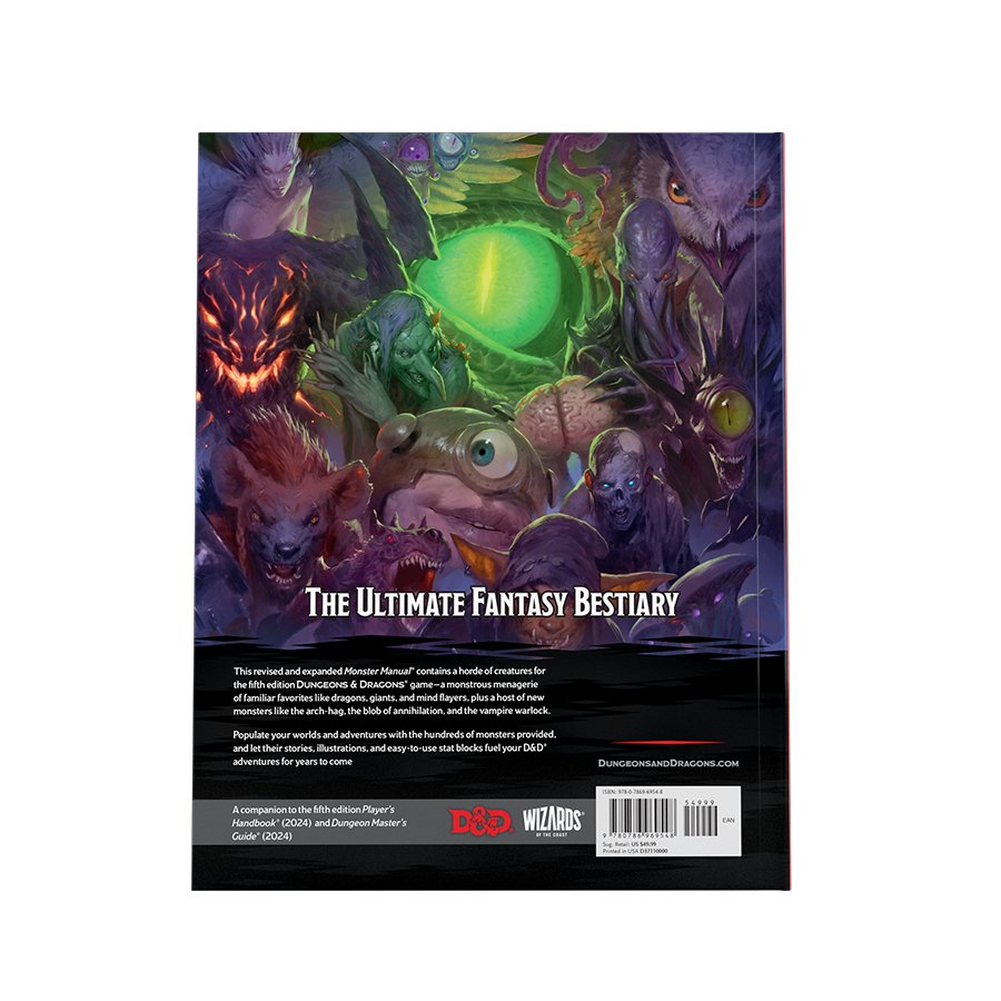 Dungeons & Dragons (D&D): Monster Manual 2024 - Gathering Games