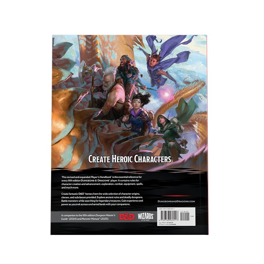Dungeons & Dragons (D&D): Player's Handbook 2024 - Gathering Games