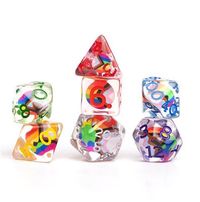 Dungeons & Dragons: Progress Pride Dice Set - Gathering Games