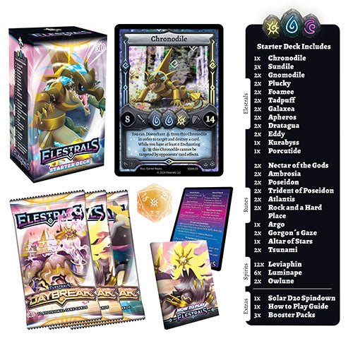 Elestrals TCG: Daybreak - Chronodile Starter Deck - 2