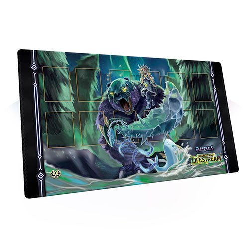 Elestrals TCG: Divine Champions - Lifestream Glaciursa Champion of Khione Playmat - Gathering Games