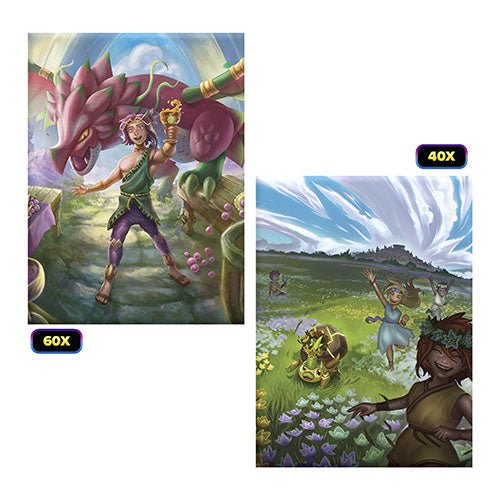 Elestrals TCG: Divine Champions - Lifestream Ladogon Champion of Dionysus Card Sleeves 100pk - 2