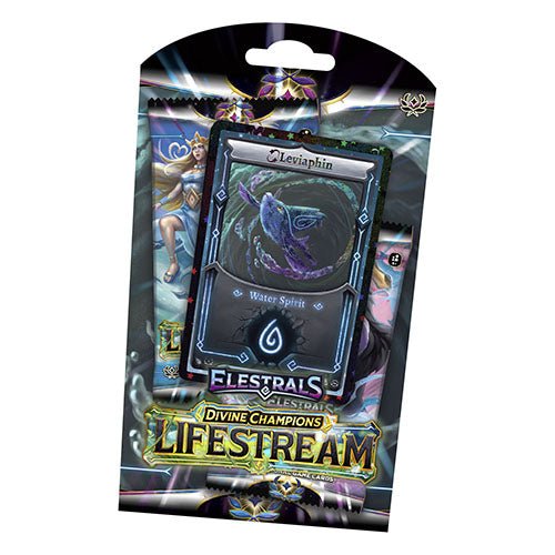 Elestrals TCG: Divine Champions - Lifestream Reverse Stellar Leviaphin Blister Pack - Gathering Games