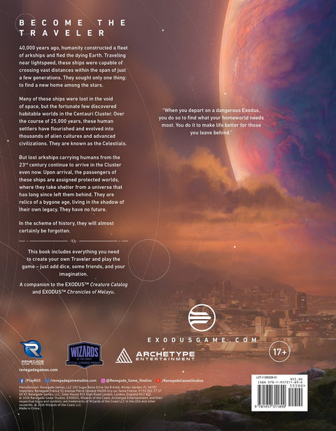EXODUS RPG: Traveler's Handbook - Gathering Games
