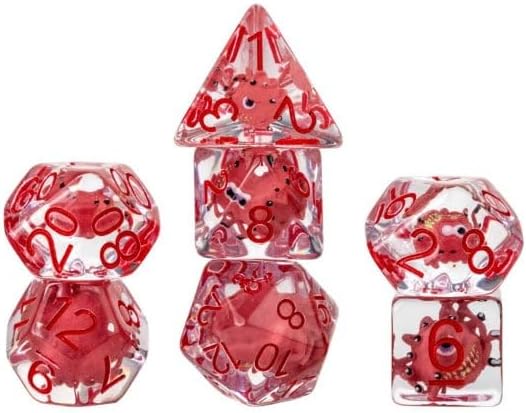 FanRoll - D&D: Monsters Resin Inclusion Mind Flayer Dice Set - 3