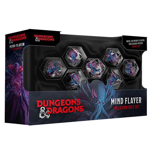 FanRoll - D&D: Monsters Resin Inclusion Mind Flayer Dice Set - 1