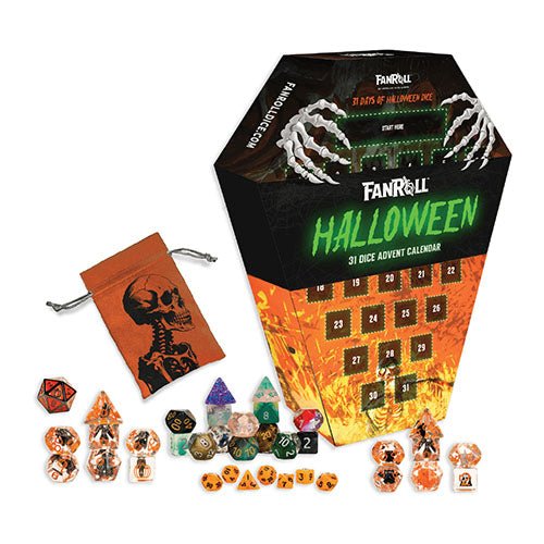 Fanroll - Dice Goblin Halloween Advent Calendar 2025 - Gathering Games