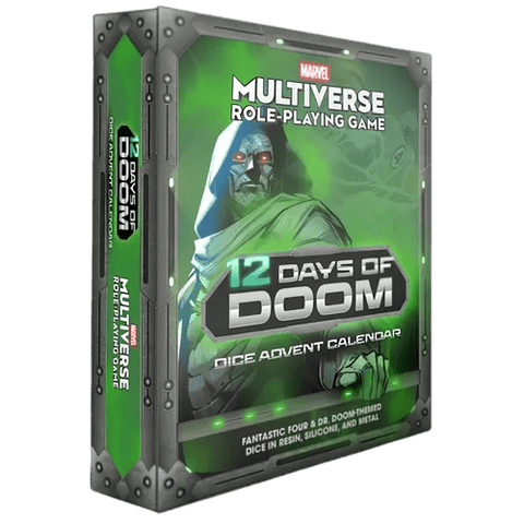 FanRoll: Marvel Multiverse RPG - 12 Days of Doom Dice Advent Calendar - Gathering Games
