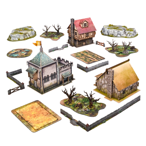 Fantasy Battlefield Pack 28-32mm Scale Terrain - Gathering Games