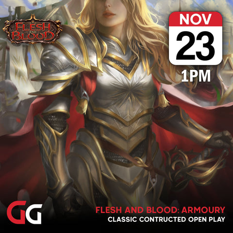 Flesh and Blood TCG: Armory Event - Classic Constructed | 23rd Nov 2024 | Skipton - Gathering Games