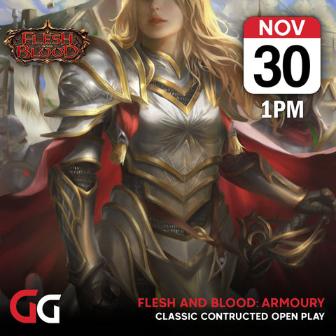 Flesh and Blood TCG: Armory Event - Classic Constructed | 30th Nov 2024 | Skipton - Gathering Games