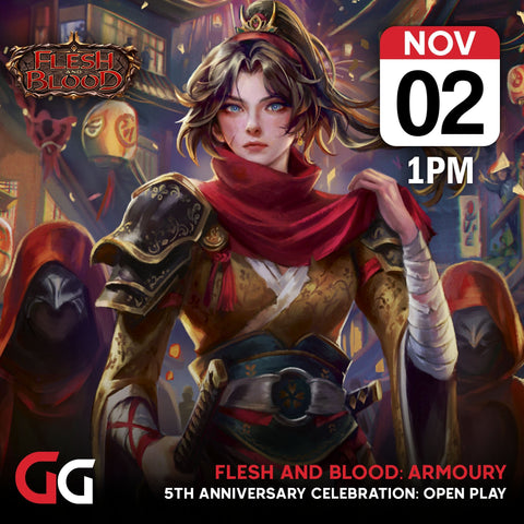 Flesh and Blood TCG: Armoury Event - 5th Anniversary Celebration | 2nd Nov 2024 | Skipton - Gathering Games