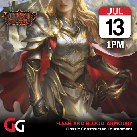 Flesh and Blood TCG: Armoury Event - Classic Constructed | 13th July 2024 | Skipton - Gathering Games