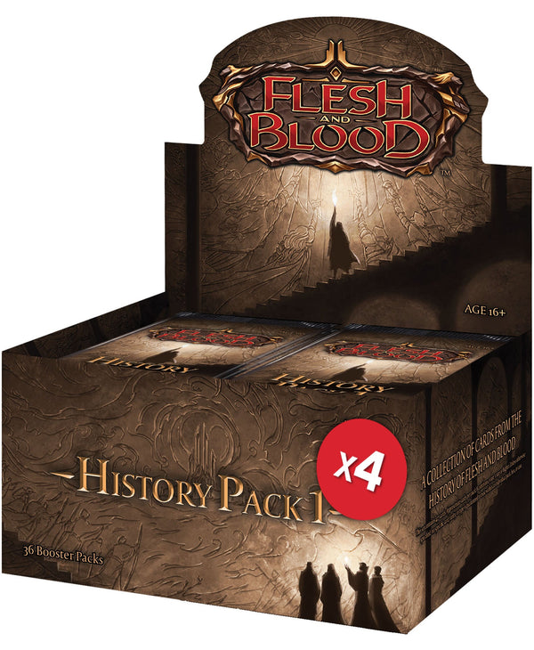 Flesh and Blood TCG: History Pack 1 Sealed Case (4 Booster Boxes) - 1