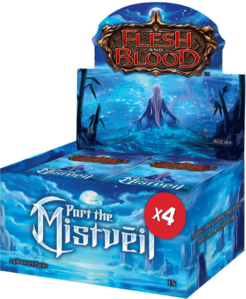 Flesh And Blood TCG: Part The Mistveil Sealed Case (4 Booster Boxes) - Gathering Games