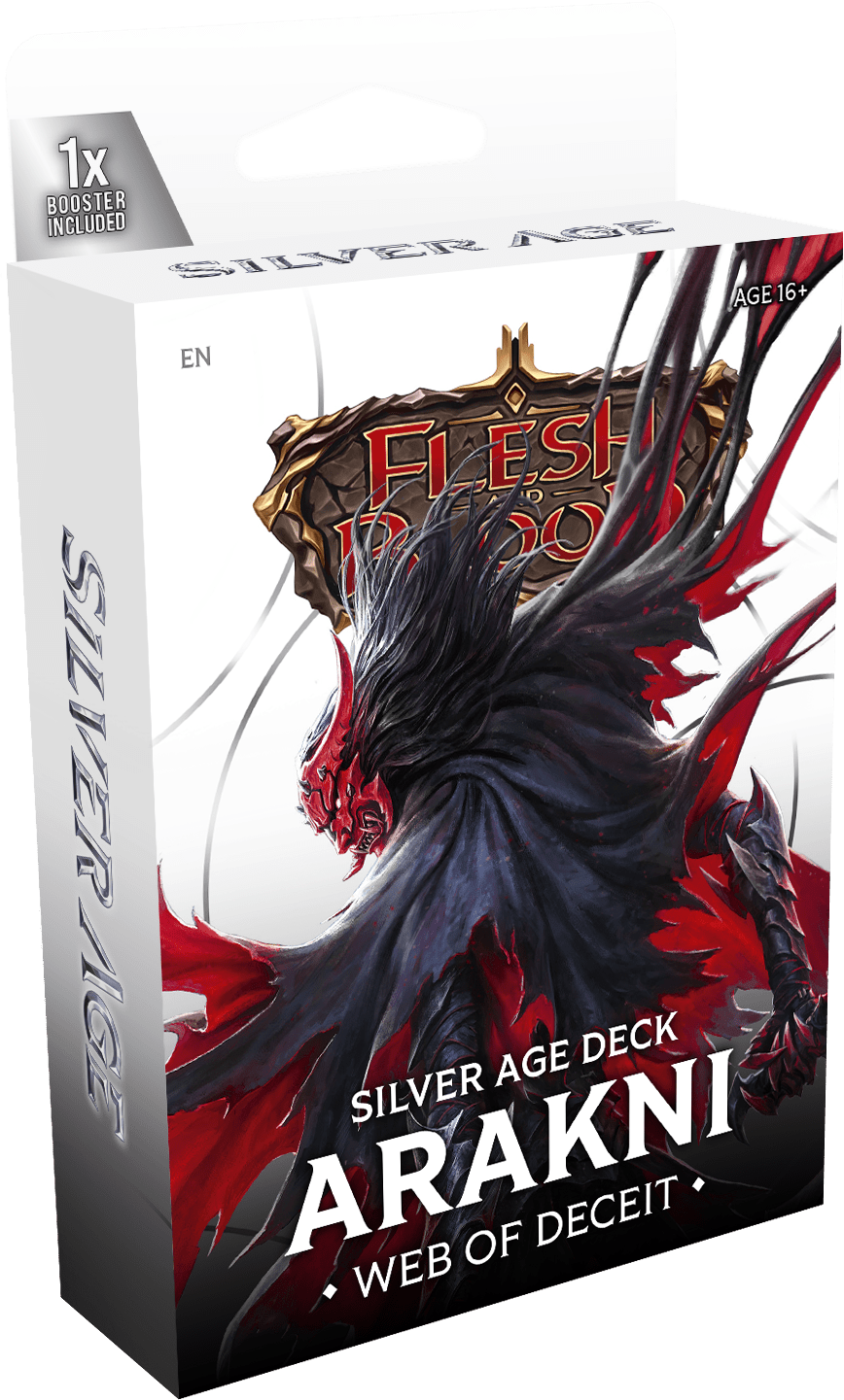 Flesh and Blood TCG: Silver Age Deck - Arakni, Web of Deceit - Gathering Games