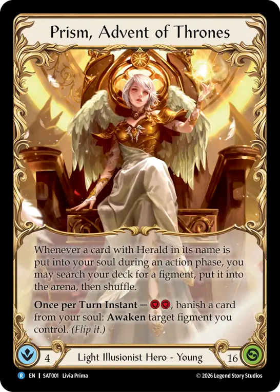 Flesh and Blood TCG: Silver Age Deck - Usurp the Shadow Throne - Prism - Gathering Games