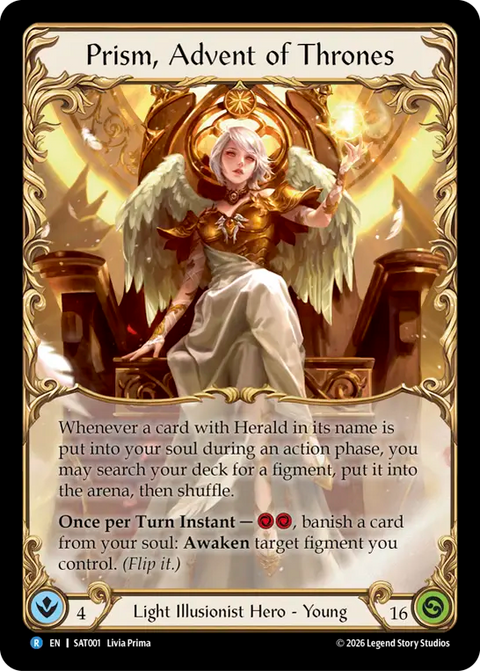 Flesh and Blood TCG: Silver Age Deck - Usurp the Shadow Throne - Prism - Gathering Games